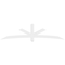 Ekena Millwork Alberta Architectural Grade PVC Gable Bracket, 96"W x 24"H x 4"D x 4"F, 6/12 Pitch GBP096X24X0404ALB00 - alternate 3